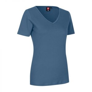 T-Shirts Interlock T-shirt | V-hals | dame