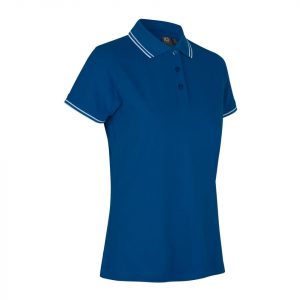 Poloshirts Kontrast poloshirt | stretch | dame